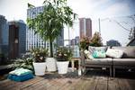 loft urban rond wielen 40cm wit